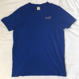 Hollister - V neck T shirt (Blue)